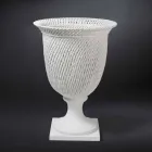 Vaso Elegante per Interni in Ceramica Lavorata a Mano Made in Italy - Napoleone Viadurini