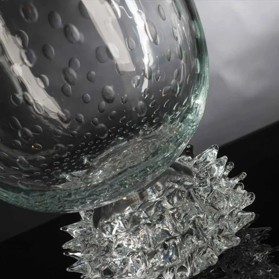 Vaso Elegante per Interni in Vetro di Murano Made in Italy - Copernico Viadurini