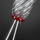 Vaso Elegante per Interni in Vetro Soffiato di Murano Made in Italy - Inverso Viadurini