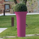 Vaso Fioriera da Giardino Rotondo in Polietilene Made in Italy - Tremont Viadurini