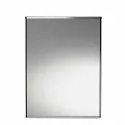 Vaso Freestanding Geometrico a Specchio e Struttura in Legno e Acciaio - Ghenna Viadurini