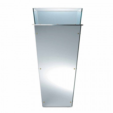 Vaso Freestanding in Vetro e Pannelli Intercambiabili 3 Dimensioni - Ghenna Viadurini