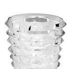 Vaso in Cristallo Design Originale ad Anelli Lusso Made in Italy - Mexto Viadurini