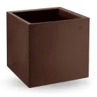 Vaso in Polietilene Colorato Forma Cubica Realizzato in Italia - Tonello Viadurini