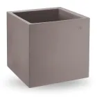 Vaso in Polietilene Colorato Forma Cubica Realizzato in Italia - Tonello Viadurini