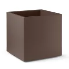 Vaso in Polietilene Colorato Forma Cubica Realizzato in Italia - Tonello Viadurini