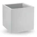 Vaso in Polietilene Colorato Forma Cubica Realizzato in Italia - Tonello Viadurini