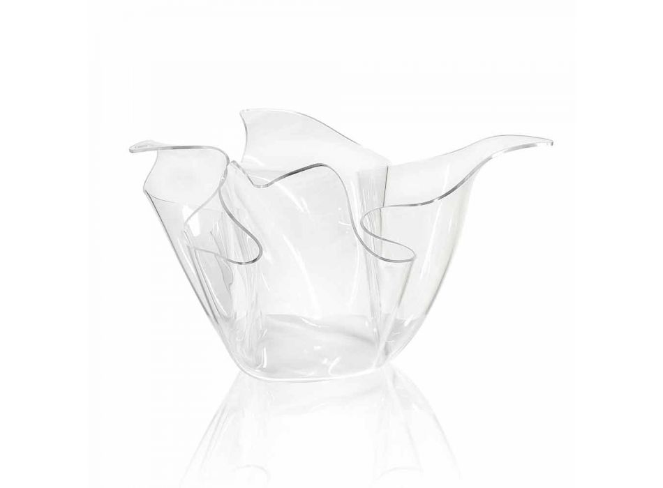 Vaso interno/esterno multiuso Pina trasparente, design moderno Viadurini