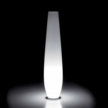 Vaso Luminoso da Esterno con Luce LED in Polietilene Made in Italy - Nadai Viadurini