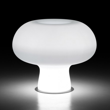 Vaso Luminoso da Esterno in Polietilene con Luce LED Made in Italy - Boba Viadurini