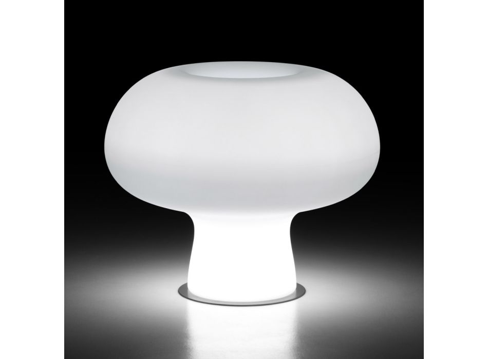 Vaso Luminoso da Esterno in Polietilene con Luce LED Made in Italy - Boba Viadurini