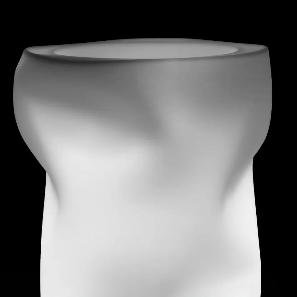 Vaso Luminoso da Esterno in Polietilene Opaco Realizzato in Italia - Fiero Viadurini