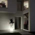 Vaso Luminoso da Esterno in Polietilene Opaco Realizzato in Italia - Fiero Viadurini