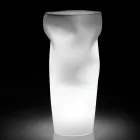 Vaso Luminoso da Esterno in Polietilene Opaco Realizzato in Italia - Fiero Viadurini
