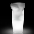Vaso Luminoso da Esterno in Polietilene Opaco Realizzato in Italia - Fiero