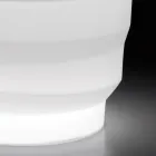 Vaso Luminoso da Giardino in Polietilene con LED Made in Italy - Poldo Viadurini