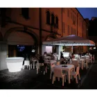 Vaso Luminoso da Giardino in Polietilene con LED Made in Italy - Poldo Viadurini