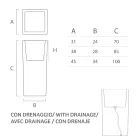 Vaso Luminoso da Interno Alto in Polietilene Bianco Made in Italy - Devid Viadurini