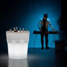 Vaso Luminoso Decorativo in Polietilene con Luce LED Made in Italy - Pucca Viadurini