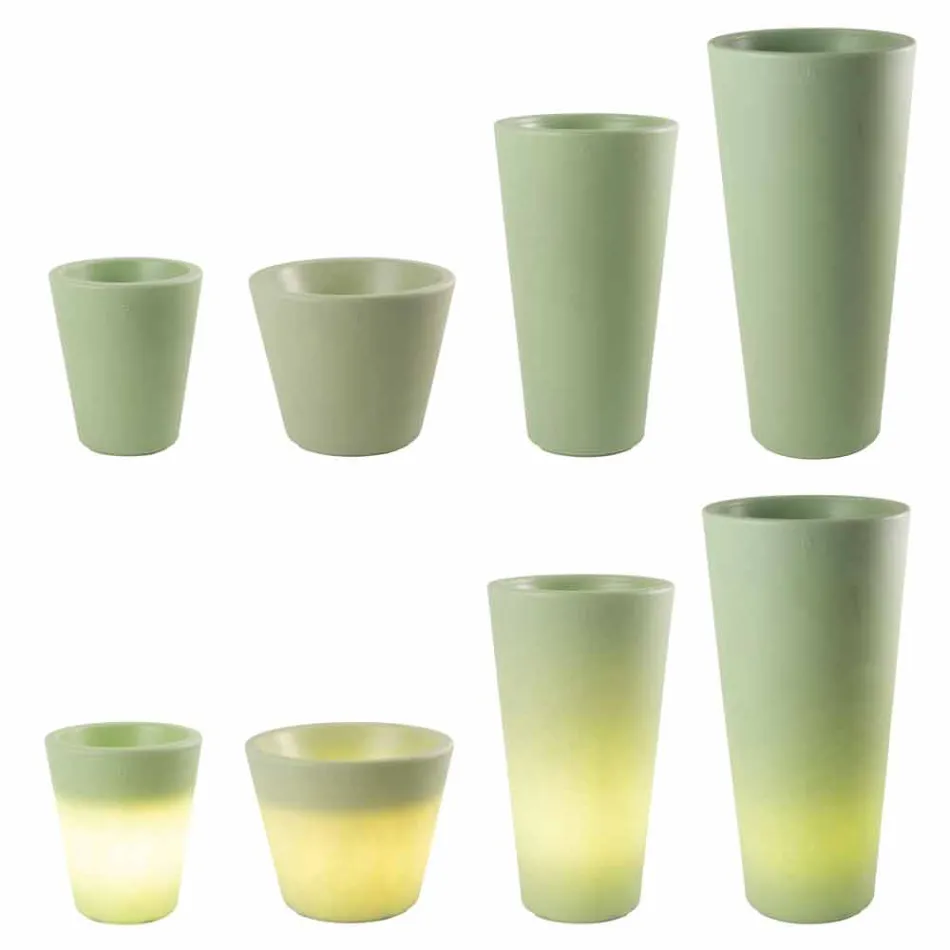 Vaso Luminoso per Esterni e Interni, Design Colorato in 3 Dimensioni - Vasostar Viadurini