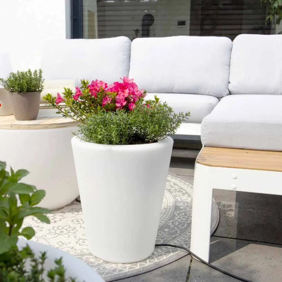 Vaso Luminoso per Esterni e Interni, Design Colorato in 3 Dimensioni - Vasostar Viadurini