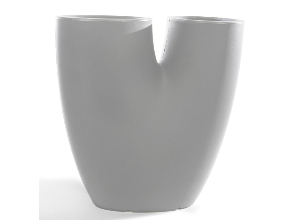 Vaso Moderno da Giardino Colorato in Polietilene Made in Italy - Flowes Viadurini