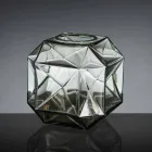 Vaso Moderno da Interno in Vetro Realizzato Artigianalmente in Italia - Aquila Viadurini