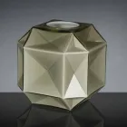 Vaso Moderno da Interno in Vetro Realizzato Artigianalmente in Italia - Aquila Viadurini