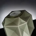 Vaso Moderno da Interno in Vetro Realizzato Artigianalmente in Italia - Aquila Viadurini