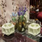 Vaso Moderno da Interno in Vetro Realizzato Artigianalmente in Italia - Aquila Viadurini