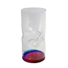 Vaso Moderno in Cristallo Acrilico Attorcigliato Varie Finiture - Cigaretto Viadurini