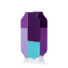 Vaso Multicolore in Metacrilato Stampato e Vetro Made in Italy - Lucentia Viadurini