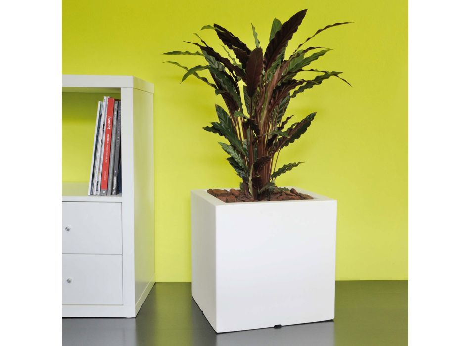 Vaso o Divisorio Quadrato da Giardino Tre Colori Made in Italy - Plants Viadurini