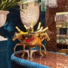 Vaso Ornamentale da Interno in Ceramica Bianca o Oro 24k Made in Italy - Jacky Viadurini