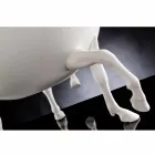 Vaso Ornamentale da Interno in Ceramica Bianca o Oro 24k Made in Italy - Jacky Viadurini