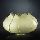 Vaso Ornamentale Moderno in Ceramica Colorata Lavorata a Mano in Italia - Onice Viadurini