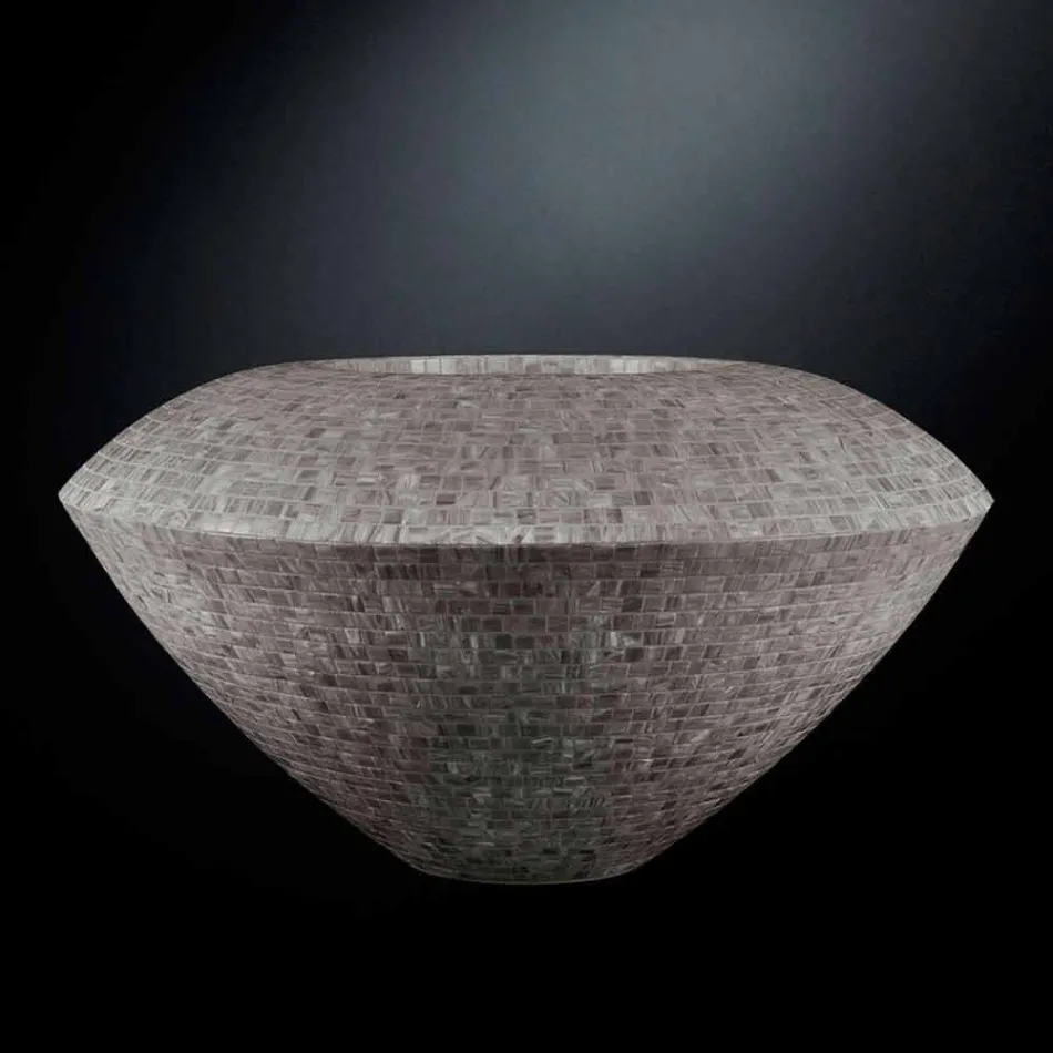 Vaso Ornamentale Moderno in Polietilene Colorato Realizzato in Italia - Timber Viadurini