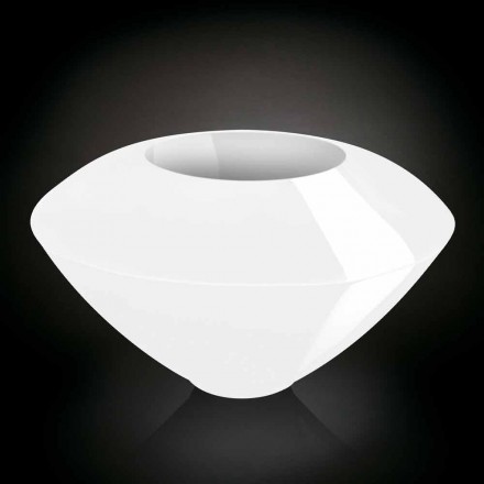 Vaso Ornamentale Moderno in Polietilene Colorato Realizzato in Italia - Timber Viadurini