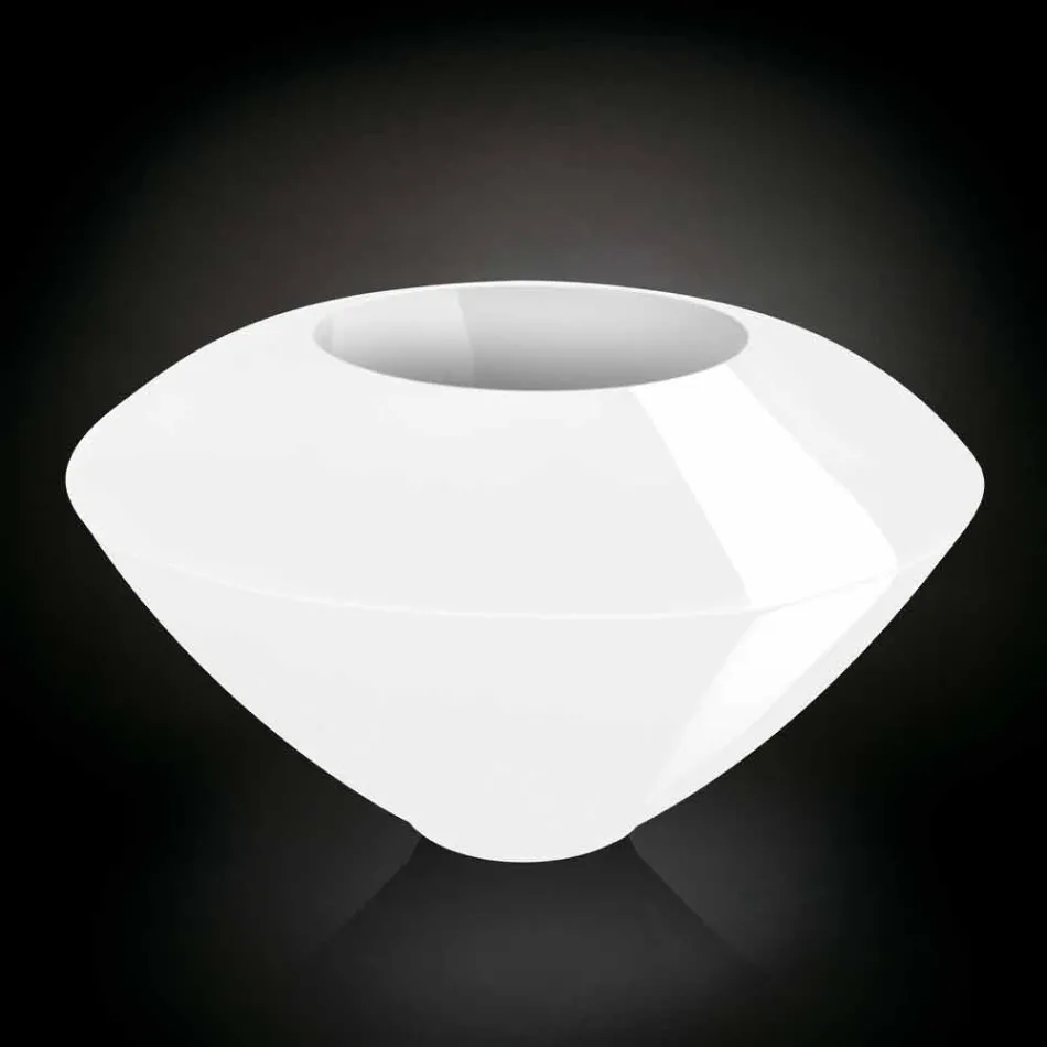 Vaso Ornamentale Moderno in Polietilene Colorato Realizzato in Italia - Timber Viadurini