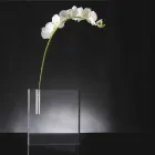 Vaso per Fiori Moderno in Plexiglass Trasparente Realizzato in Italia - Unique Viadurini