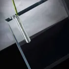 Vaso per Fiori Moderno in Plexiglass Trasparente Realizzato in Italia - Unique Viadurini