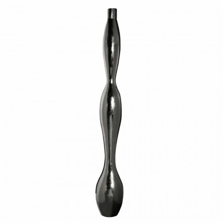 Vaso per Interni in Resina Finitura Foglia Oro o Argento Made in Italy - Quarto Viadurini