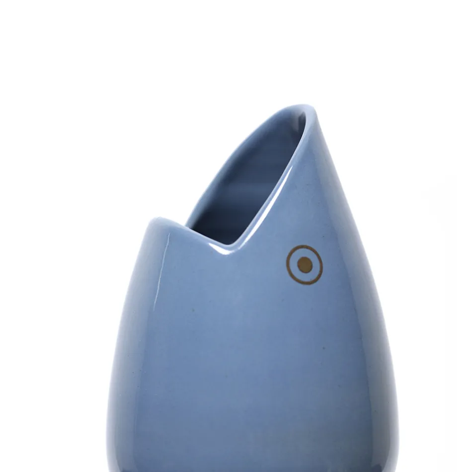 Vaso Portafiori in Ceramica Realizzato Artigianalmente in Italia - Tonno Viadurini