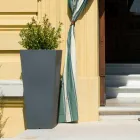 Vaso Quadrato da Giardino Colorato Fluo e con Luce Made in Italy - Avanas Viadurini