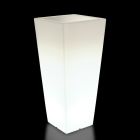 Vaso Quadrato da Giardino Colorato Fluo e con Luce Made in Italy - Avanas Viadurini