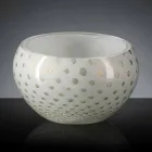 Vaso Rotondo da Interno in Vetro di Murano Colorato Realizzato in Italia - Asper Viadurini