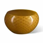 Vaso Rotondo da Interno in Vetro di Murano Colorato Realizzato in Italia - Asper Viadurini