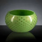 Vaso Rotondo da Interno in Vetro di Murano Colorato Realizzato in Italia - Asper Viadurini