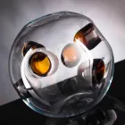 Vaso Rotondo da Interno in Vetro Soffiato di Murano Realizzato in Italia - Kimo Viadurini