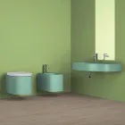 Vaso sospeso in ceramica di design moderno fatto in Italia, Amleto Viadurini